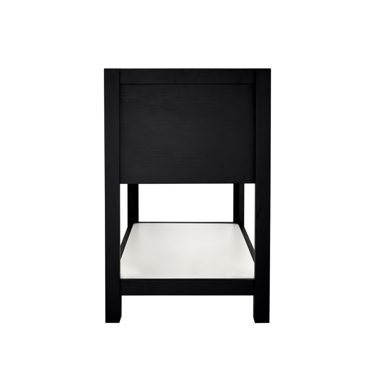 Midnight Oak 30" Single Freestanding Bathroom Vanity Base