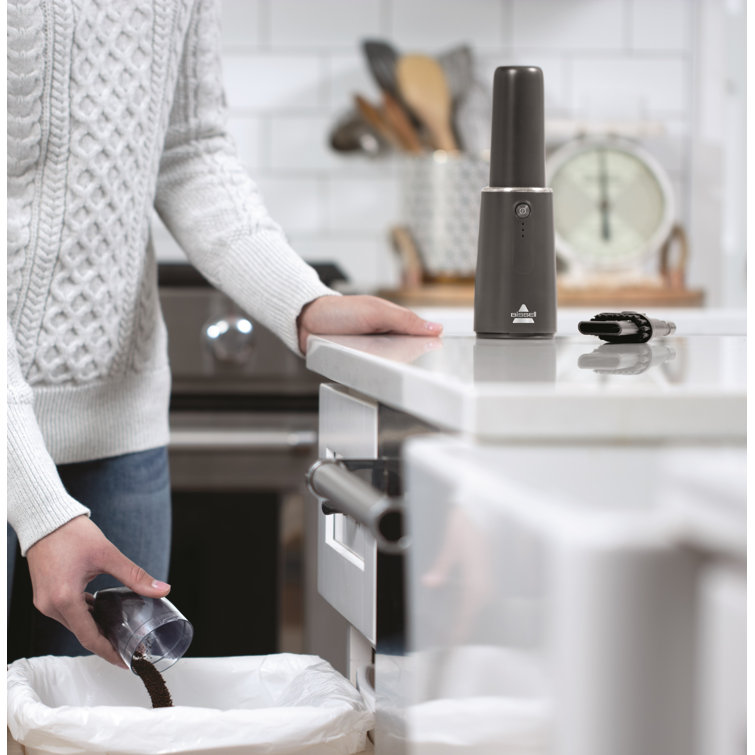 Gray Cordless Handheld Vacuum with USB Charging