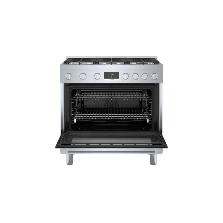 36" Stainless Steel Free-Standing Convection Gas Range