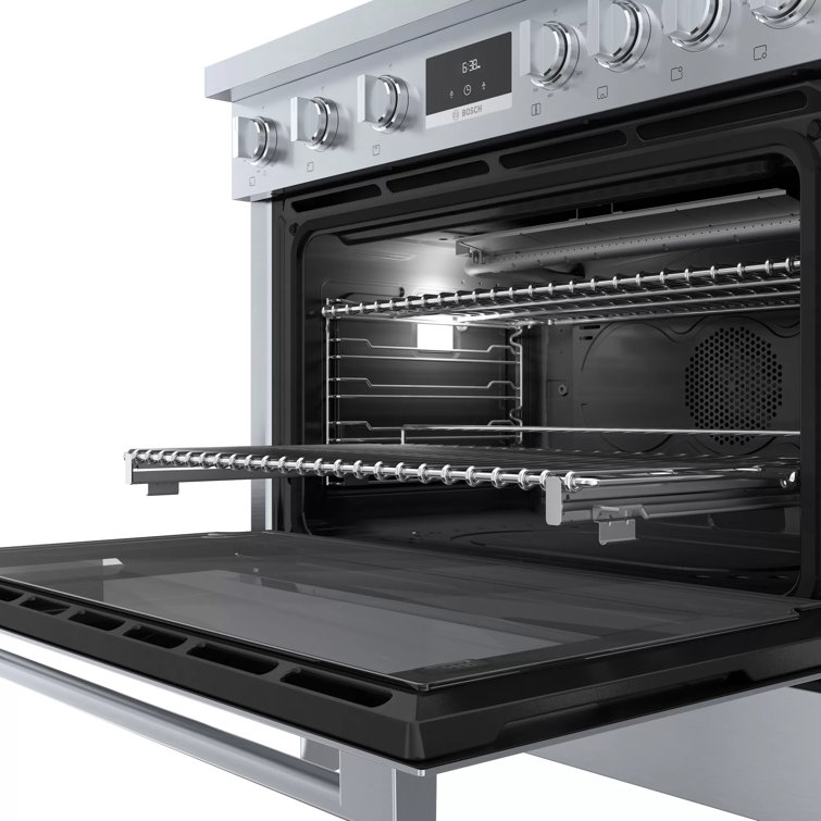 36" Stainless Steel Free-Standing Convection Gas Range