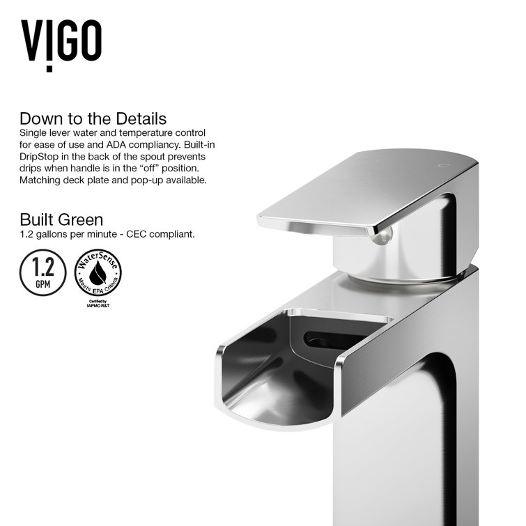 Amada Chrome Single Handle Vessel Sink Faucet