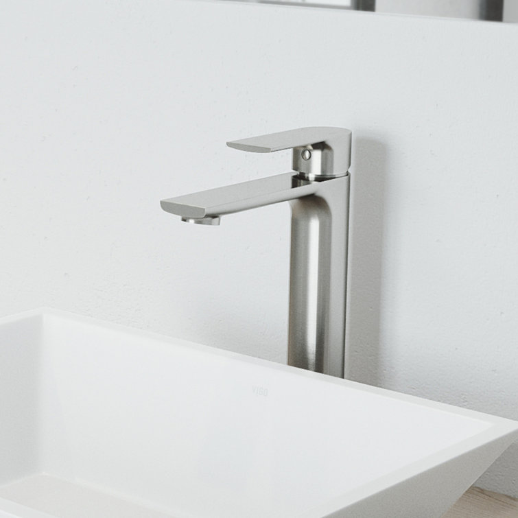 Norfolk 11" Nickel Single Handle Vessel Sink Faucet