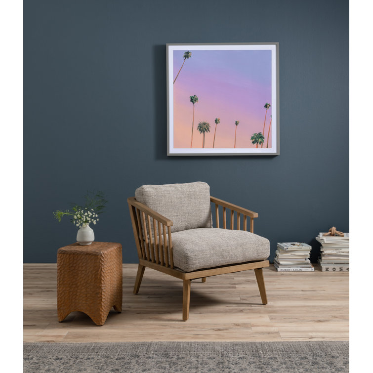 Thames Coal Contemporary Handcrafted Wood Stationary Chair