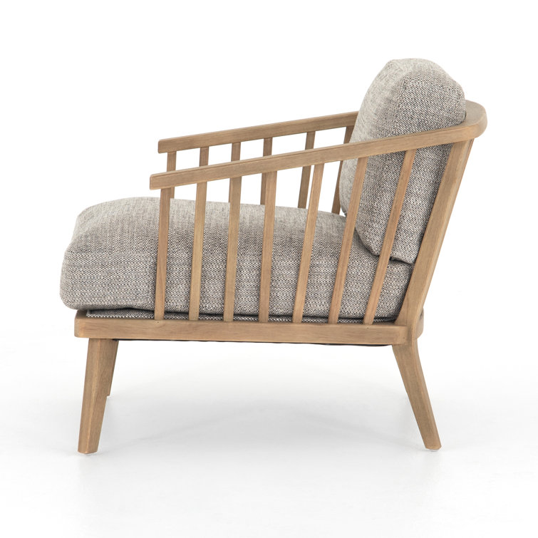 Thames Coal Contemporary Handcrafted Wood Stationary Chair