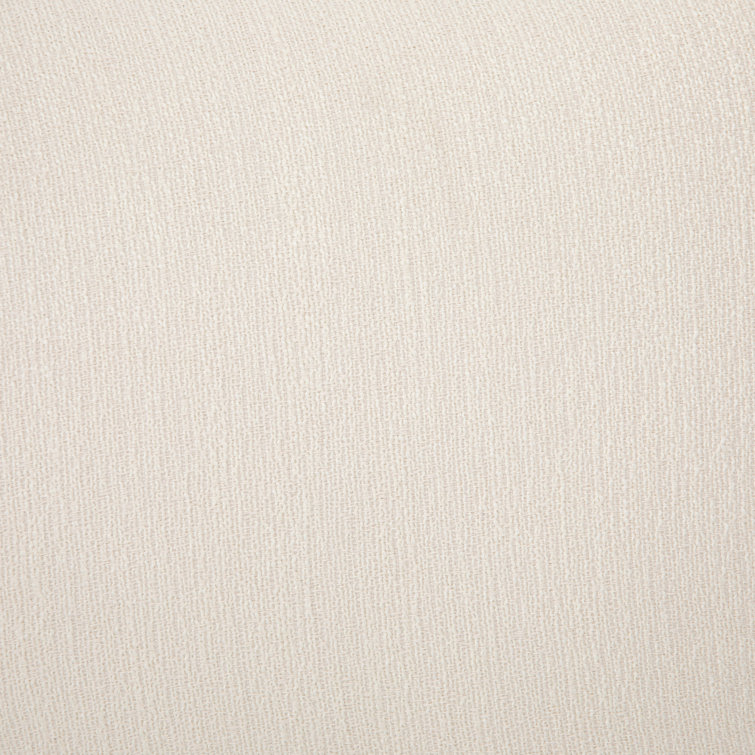Lyla Modern Barrel Chair in Distressed Natural with Ivory Polyester Blend