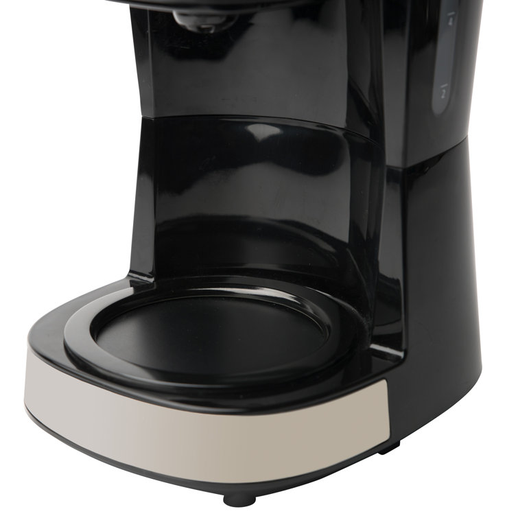 Retro Putty 12-Cup Programmable Coffee Maker with Strength Selector