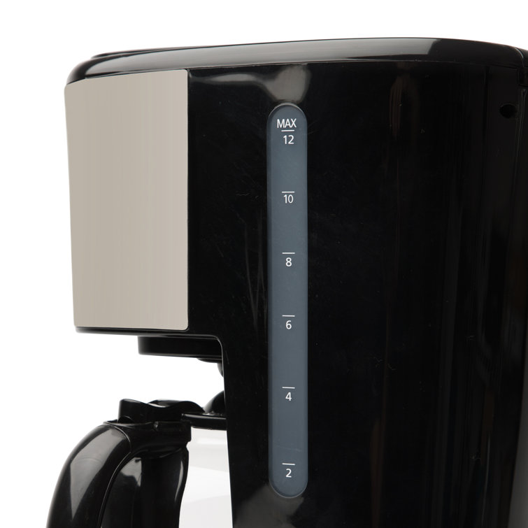 Retro Putty 12-Cup Programmable Coffee Maker with Strength Selector