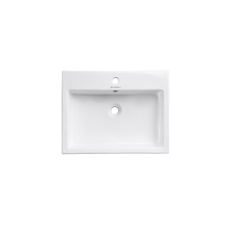 Pierre 24" Matte Black Metal Frame Freestanding Bathroom Vanity