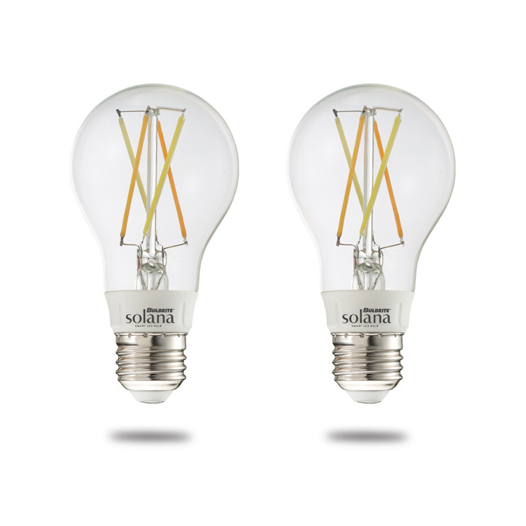 40 Watt Equivalent Clear Dimmable LED Smart Bulb 2-Pack