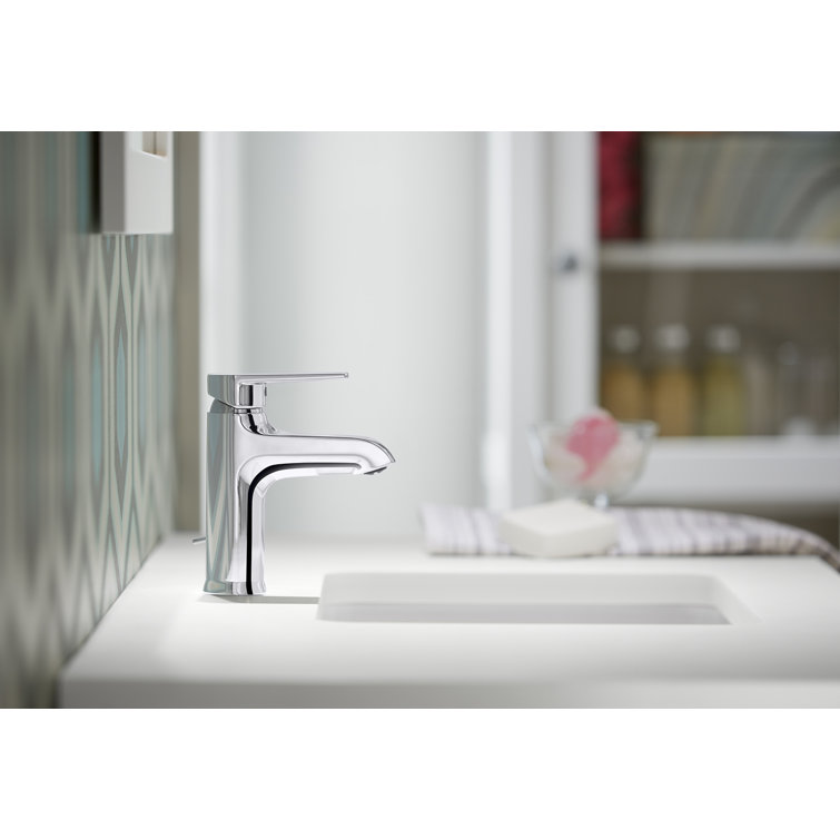 Hint Collection Polished Chrome Single-Handle Bathroom Faucet