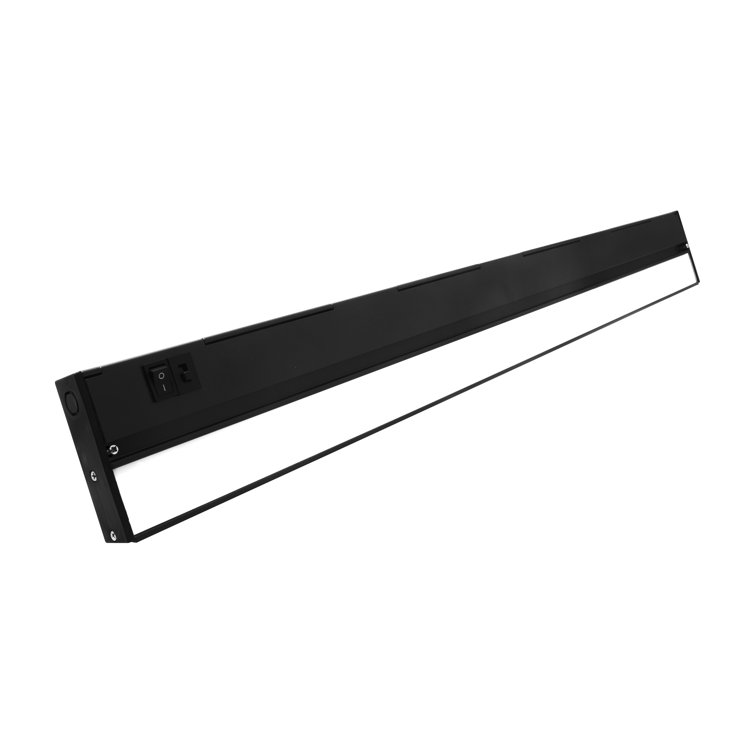 Nicor 30-Inch Black Selectable LED Under Cabinet Light