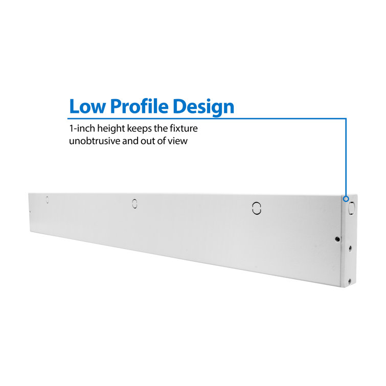 Nicor 30-Inch White LED Under Cabinet Light Bar