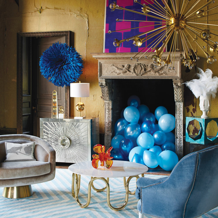 Elegant Sputnik Sphere Chandelier in Antique Brass with Crystal Accents