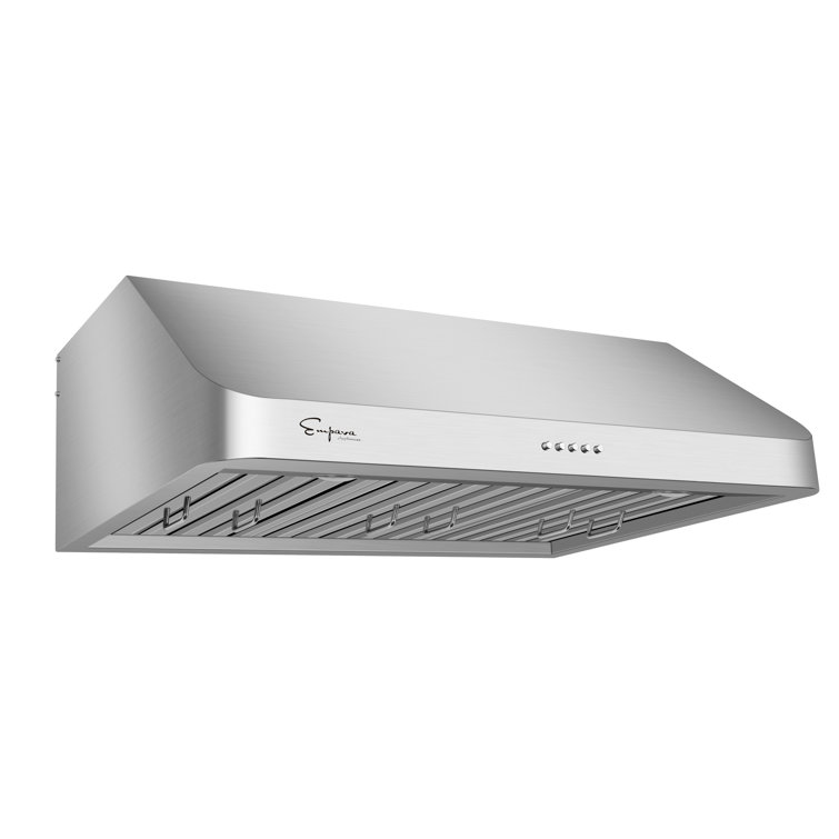 30" Stainless Steel Under Cabinet Range Hood with Push Button Control