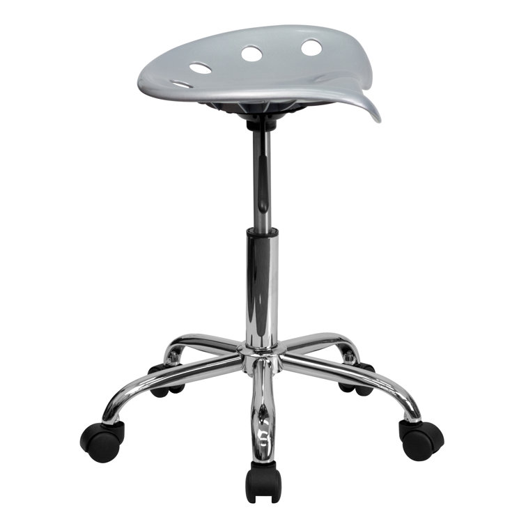 Elliott Compact Swivel Task Chair with Chrome Tractor Seat