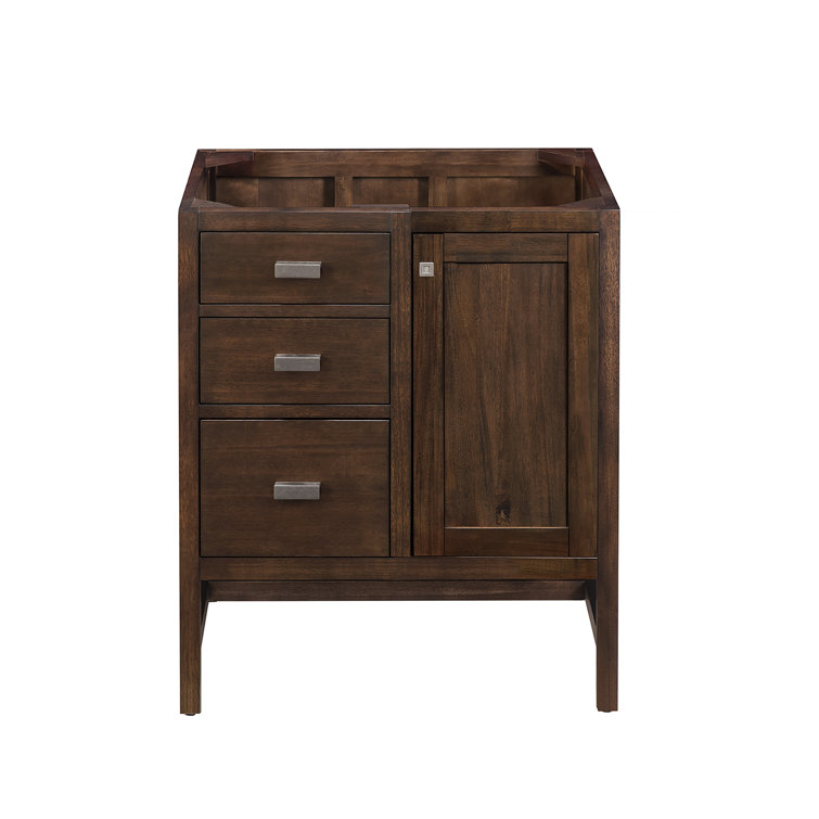 Addison 30" Dark Wood Single Bathroom Vanity Base