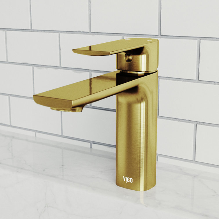 Davidson Sleek 6.5" Single Hole Brushed Nickel Bathroom Faucet