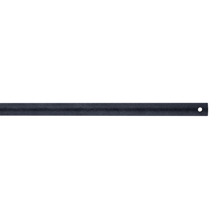 24-Inch Dark Weathered Zinc Steel Ceiling Fan Downrod