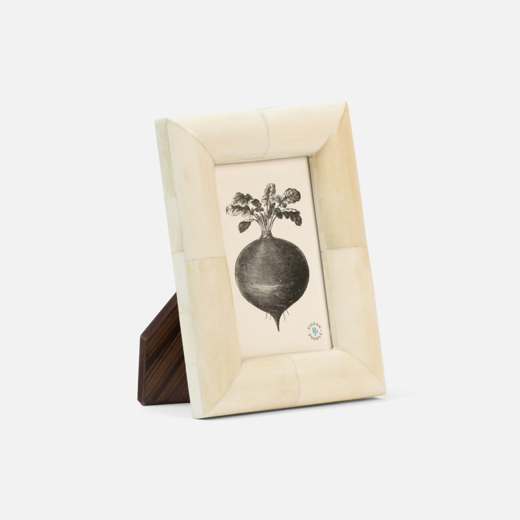 Vannes Off-White Bone 4x6 Picture Frame