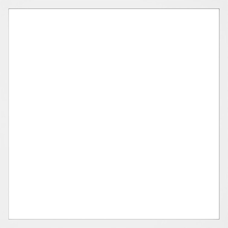 White PVC 18" x 18" Decorative Wall Panel