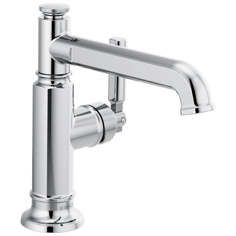 Luxe Nickel Single-Handle Modern Lavatory Faucet