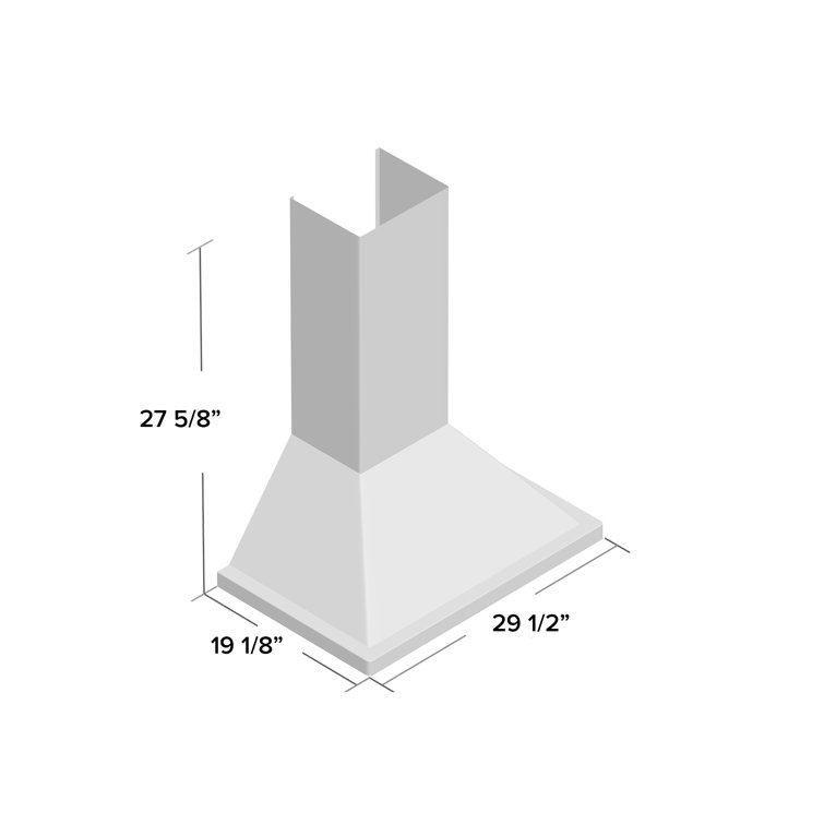 30-Inch Stainless Steel Wall Mounted Convertible Range Hood
