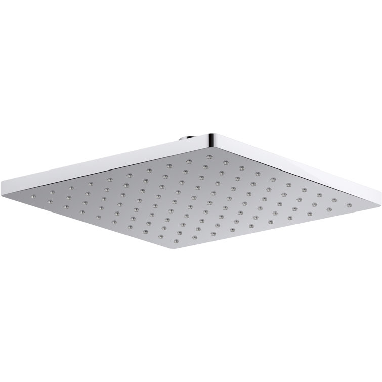 Polished Chrome 10" Square Rain Showerhead