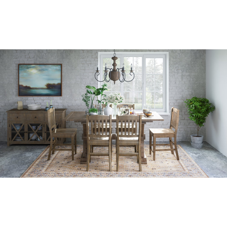 Carlyle Crossing 64'' Brown Solid Pine Sideboard
