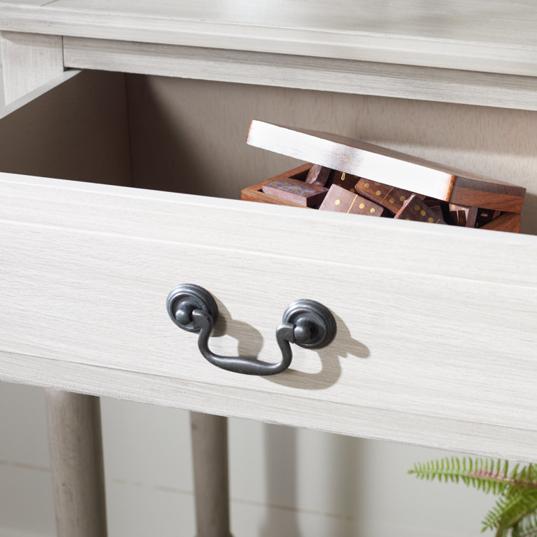 Primrose Greige 40'' Wood Console Table with Storage