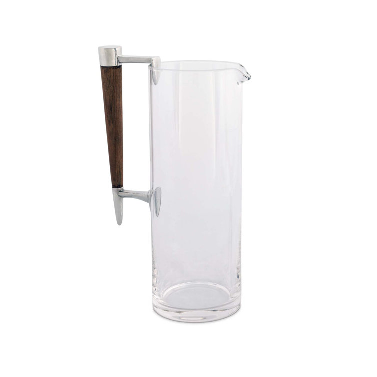 Tribeca Glass Martini Pitcher with Wood Handle