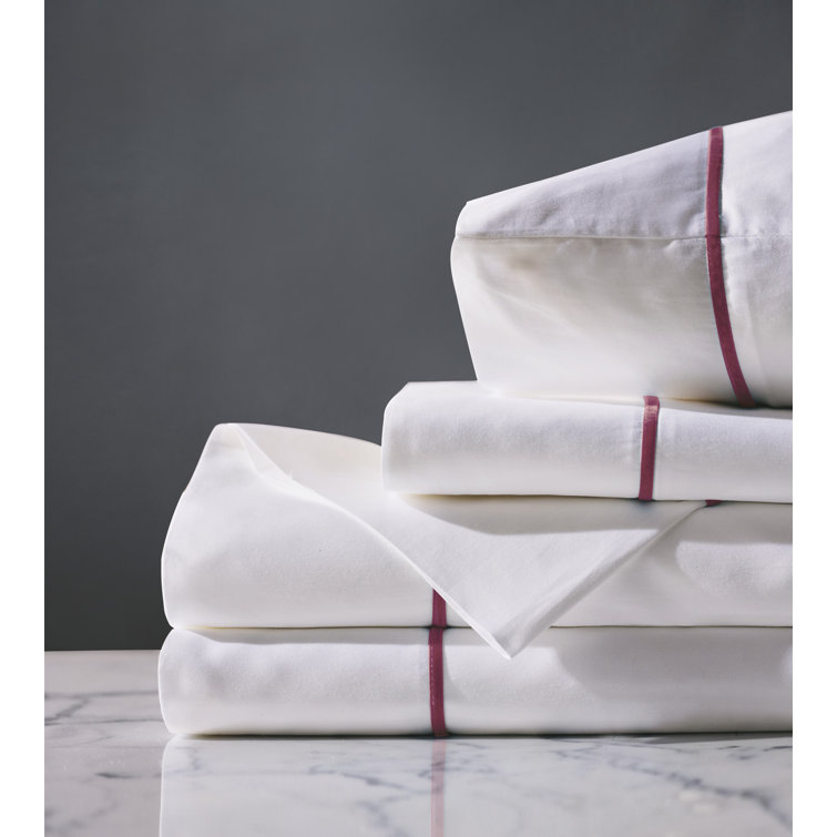 Full Size White Egyptian Cotton Sateen Sheet Set