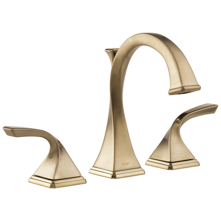 Elegant Polished Nickel Widespread Bathroom Faucet with Eco-Friendly Design