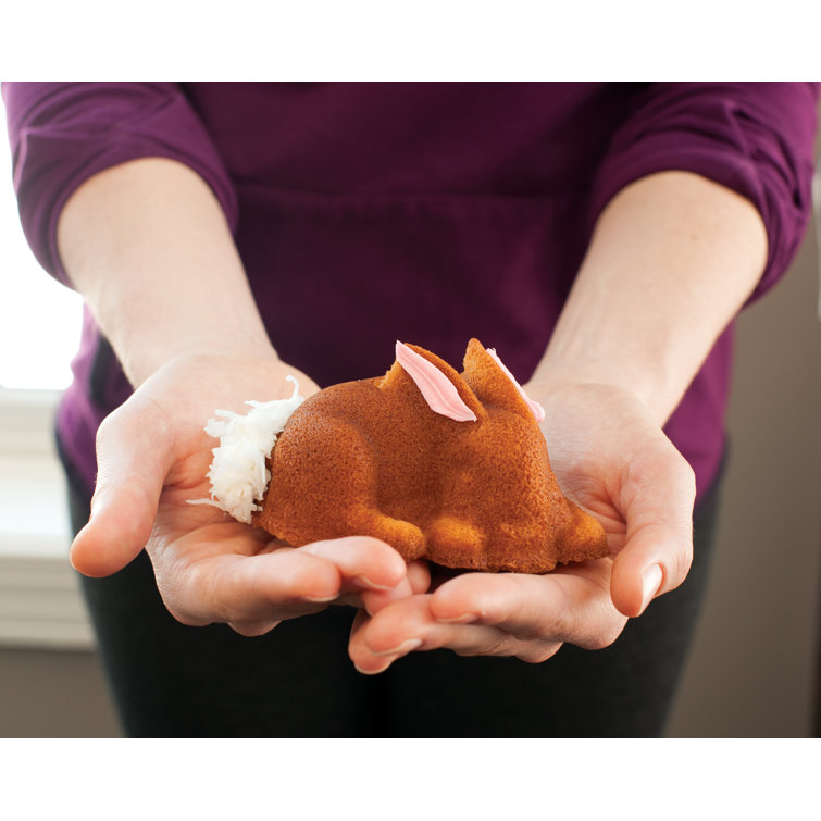 Silver Non-stick Aluminum Baby Bunny Cake Pan