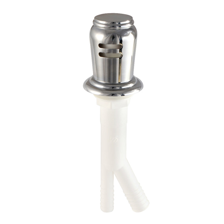 Polished Chrome Brass Dishwasher Air Gap