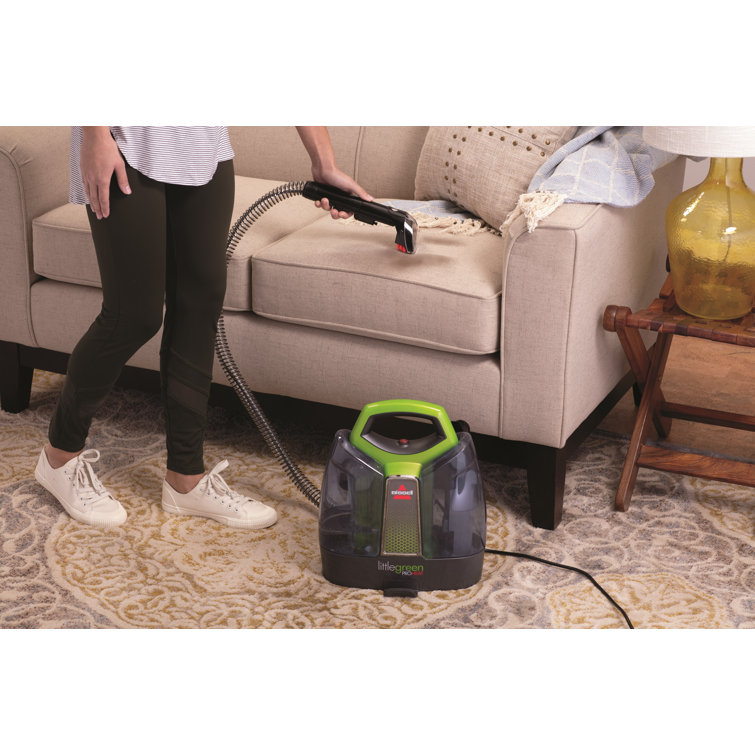 Bissell Green Portable Handheld Upholstery Steamer Cleaner