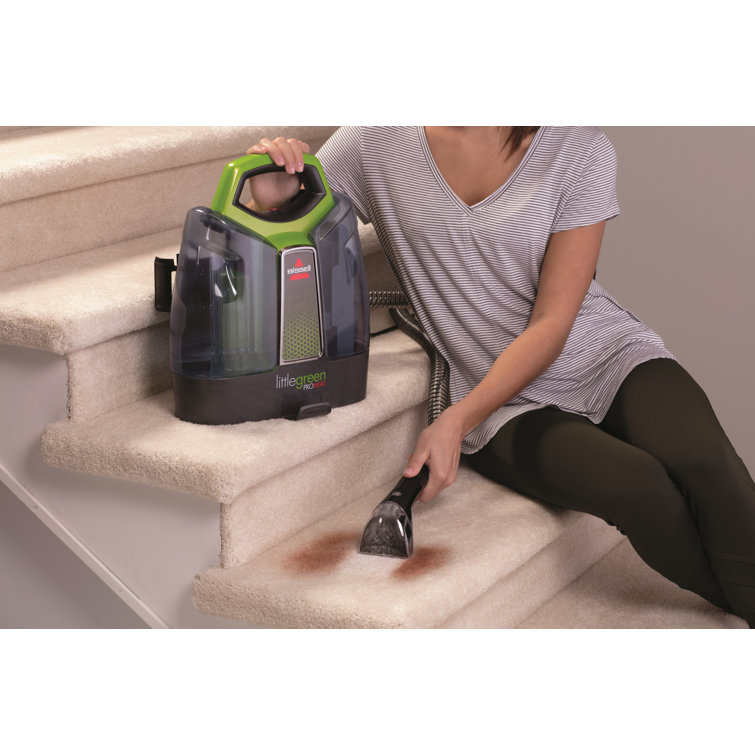 Bissell Green Portable Handheld Upholstery Steamer Cleaner