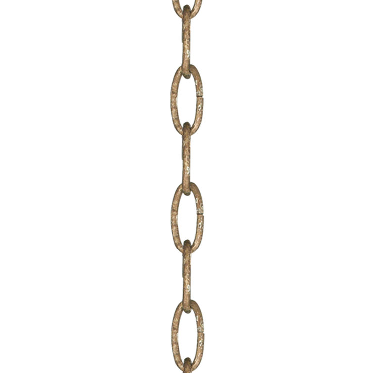 European Bronze Extra Heavy Duty Decorative Steel Chain, 144 inches