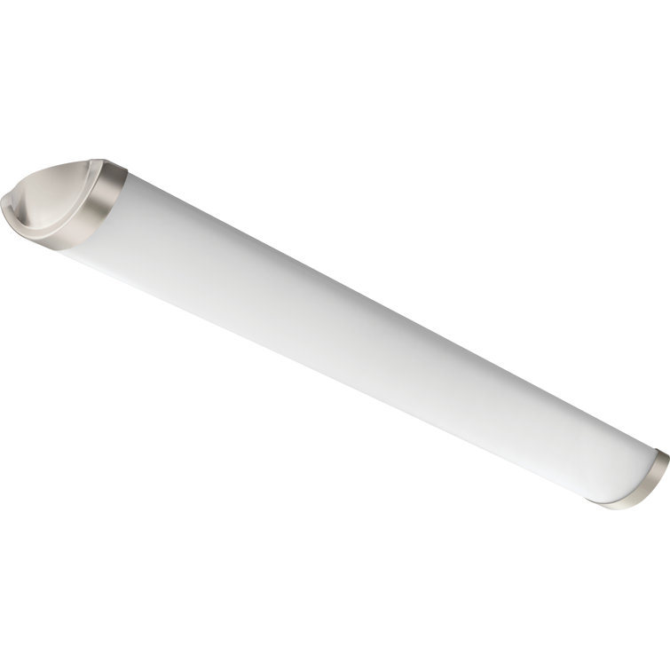 Brushed Nickel 48" LED Linear Flush Mount Light