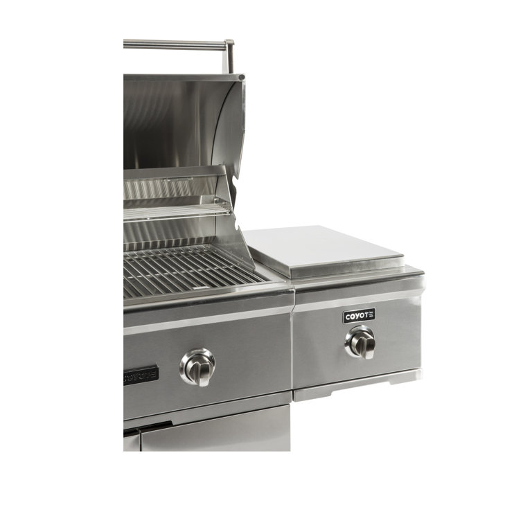 Stainless Steel Natural Gas Single Side Burner with Cover