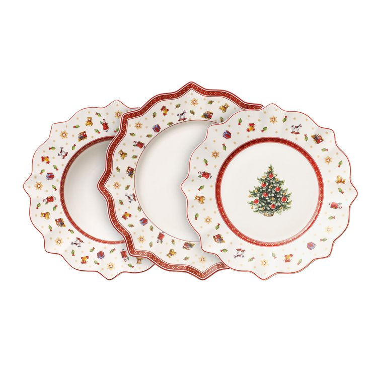 Villeroy & Boch Christmas Porcelain 12-Piece Dinnerware Set