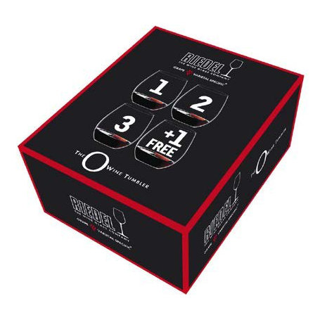 Riedel O Cabernet/Merlot Stemless Crystal Wine Glass Set
