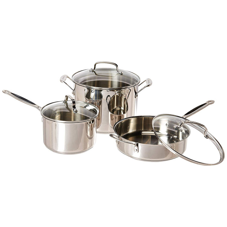 Cuisinart 14-Piece Stainless Steel Non-Stick Cookware Set