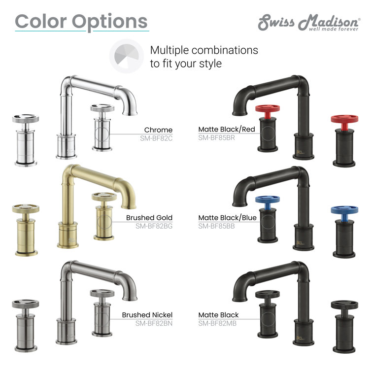 Avallon 8" Brushed Nickel Widespread Bathroom Faucet