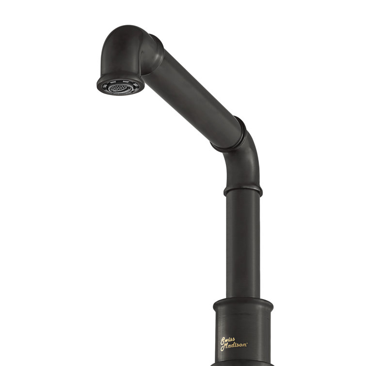 Avallon Matte Black Double-Handle Widespread Bathroom Faucet