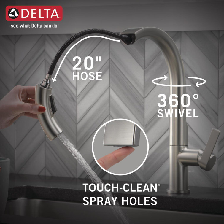 Keele Stainless Steel Pull-Down Kitchen Faucet with Spray