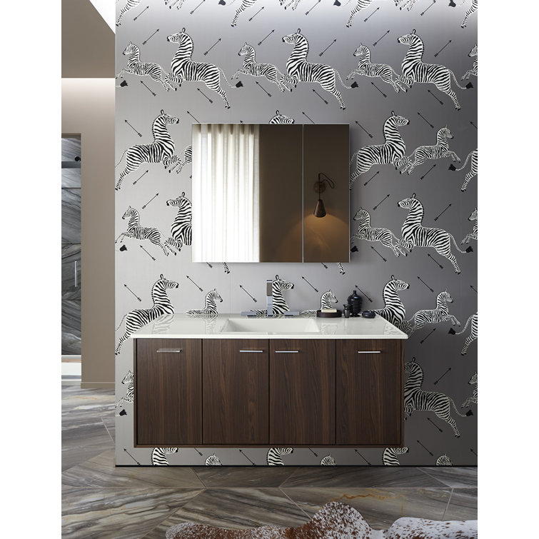 Verdera Aluminum Bi-View Medicine Cabinet with Adjustable Mirror