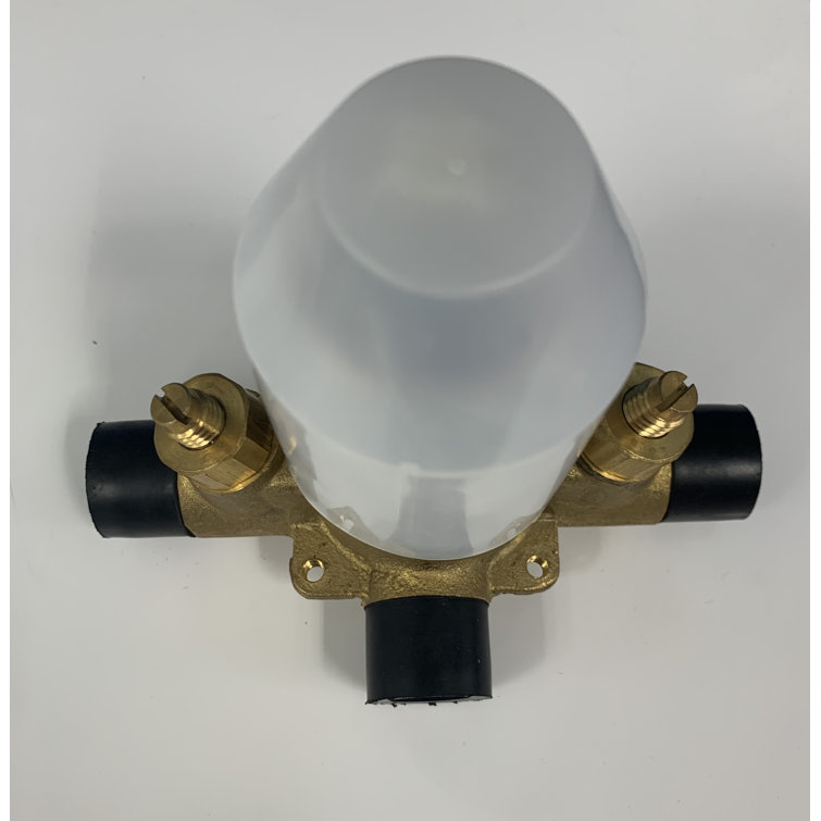 Chrome Wall Mounted Havana Shower Faucet with Rough-in Valve