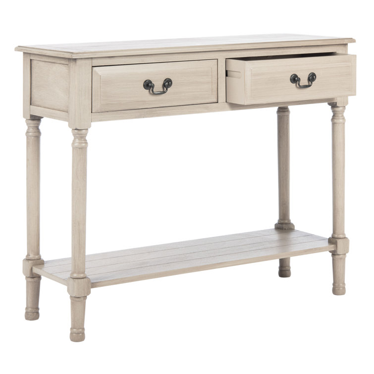 Primrose Greige 40'' Wood Console Table with Storage