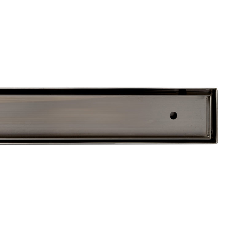 59'' Stainless Steel Linear Shower Drain with Removable Basket Strainer
