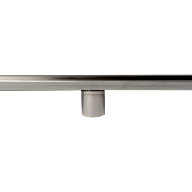 59'' Stainless Steel Linear Shower Drain with Removable Basket Strainer